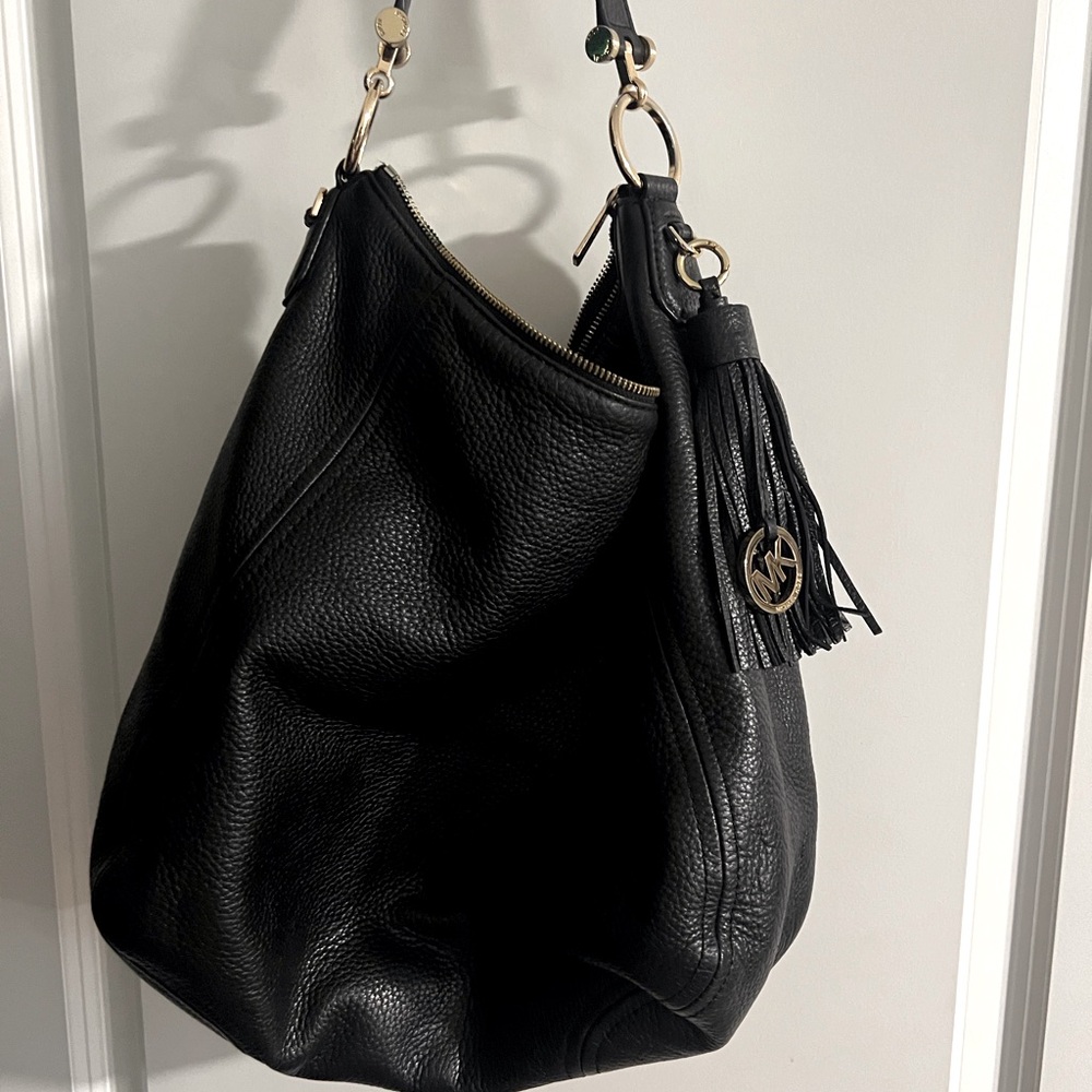 Michael Kors Large Zip Hobo Bag with Tassle